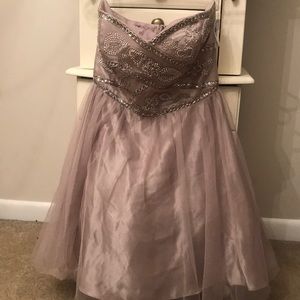 Short strapless formal dress! Never worn!!